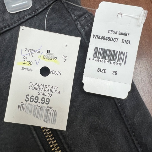 Hudson super skinny Black Jeans - Picture 4 of 5